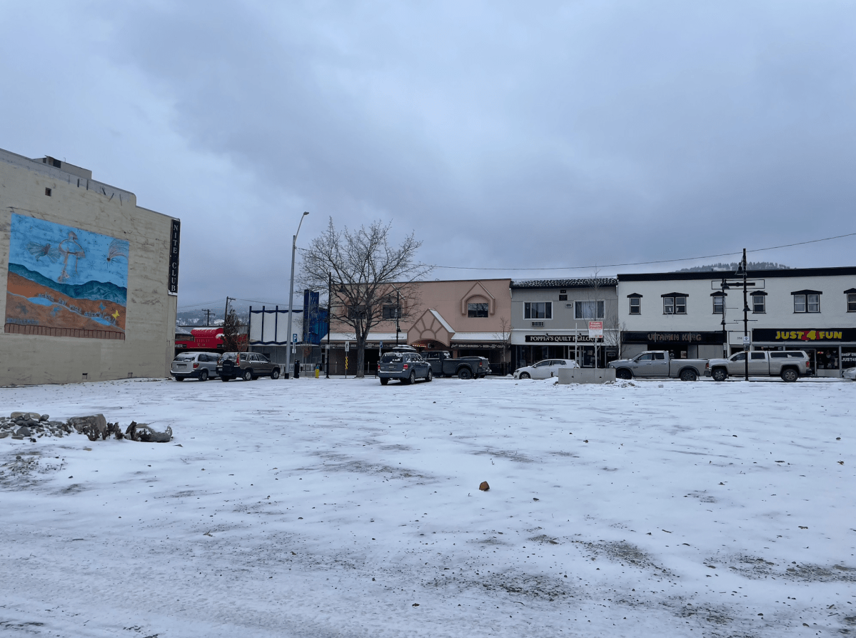 Parking lot on Main Street.