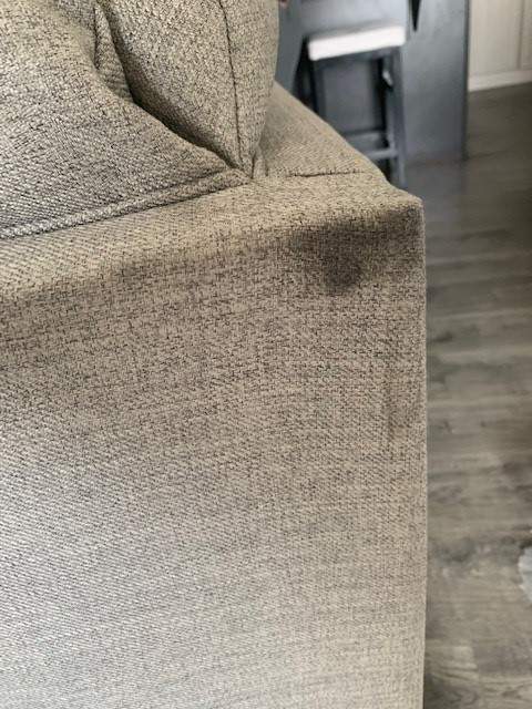 Photo of couch delivered to Tyler Bennett