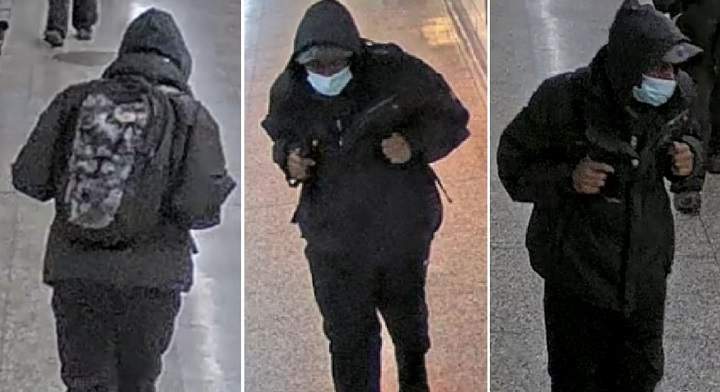 Police released images of the suspect.
