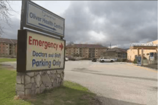 Interior Health advised Oliver and area residents of the closure in a press release on Saturday.