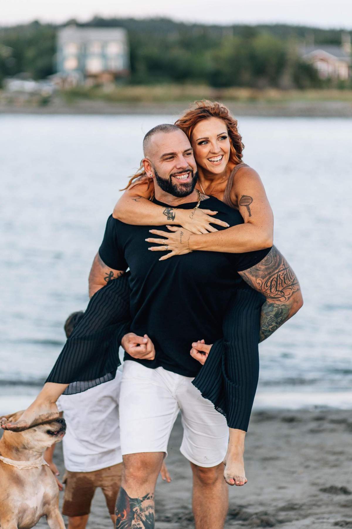 Pat Stay with his partner, Malyssa Burns.