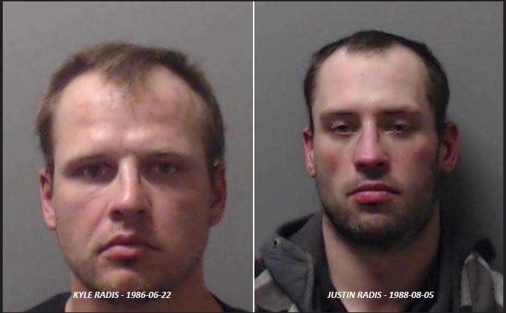 Kyle and Justin Radis failed to appear in court on Thursday Dec. 15 on the charges of aggravated assault and robbery of a 17-year-old on Kelowna’s Rail Trail . They've since been apprehended.
