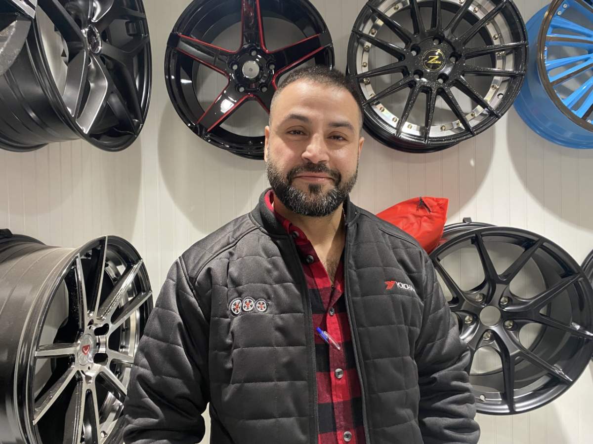 Murad Abdel Ghani, general manager of Star Tires, said he decided to throw in two front tires, free of charge.