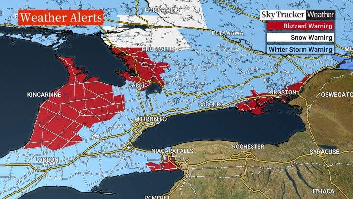 Environment Canada warns of once-in-decade storm as Ontario, Quebec see snow, winds - image