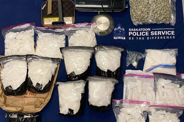 A large quantity of drugs was seized by SPS on Monday.
