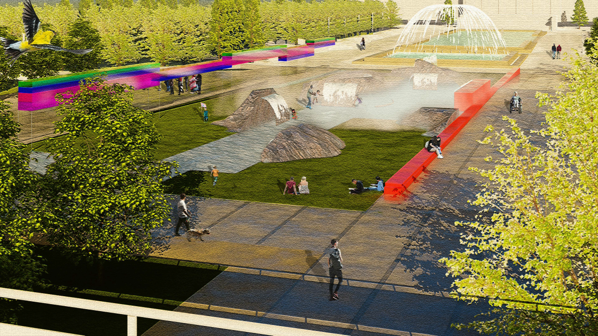 Alberta legislature grounds redesign option “River.” Jan. 12, 2023.