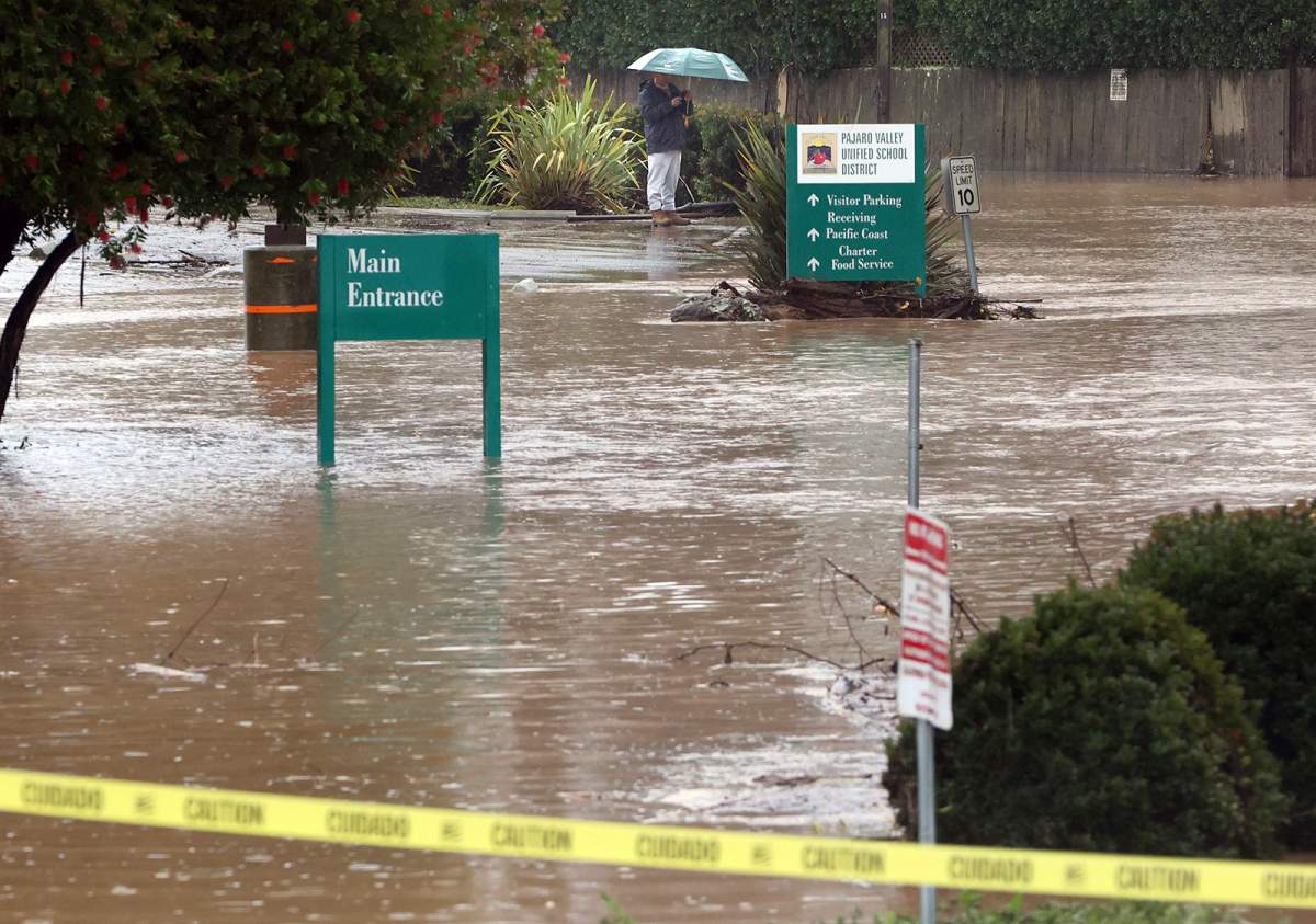California storms