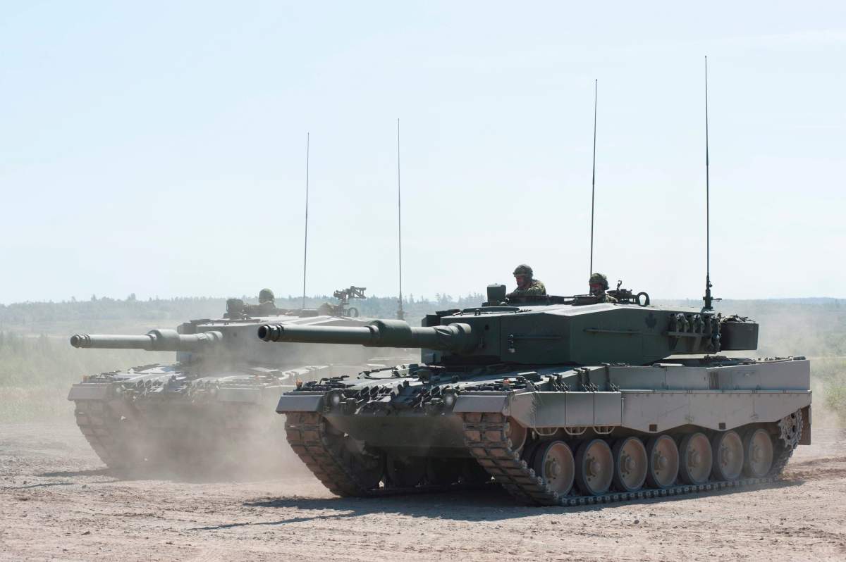 Leopard 2A4 Canada tanks