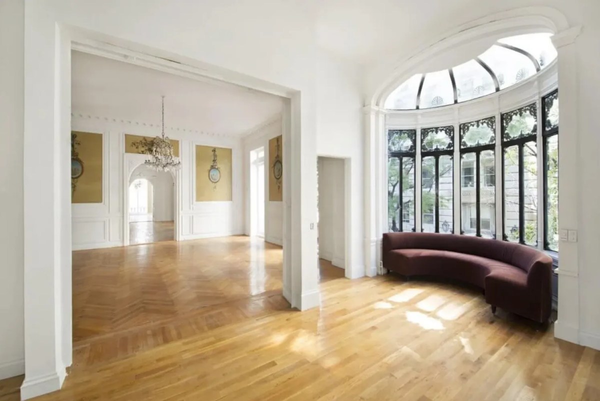 An interior room in the Benjamin N. Duke House.