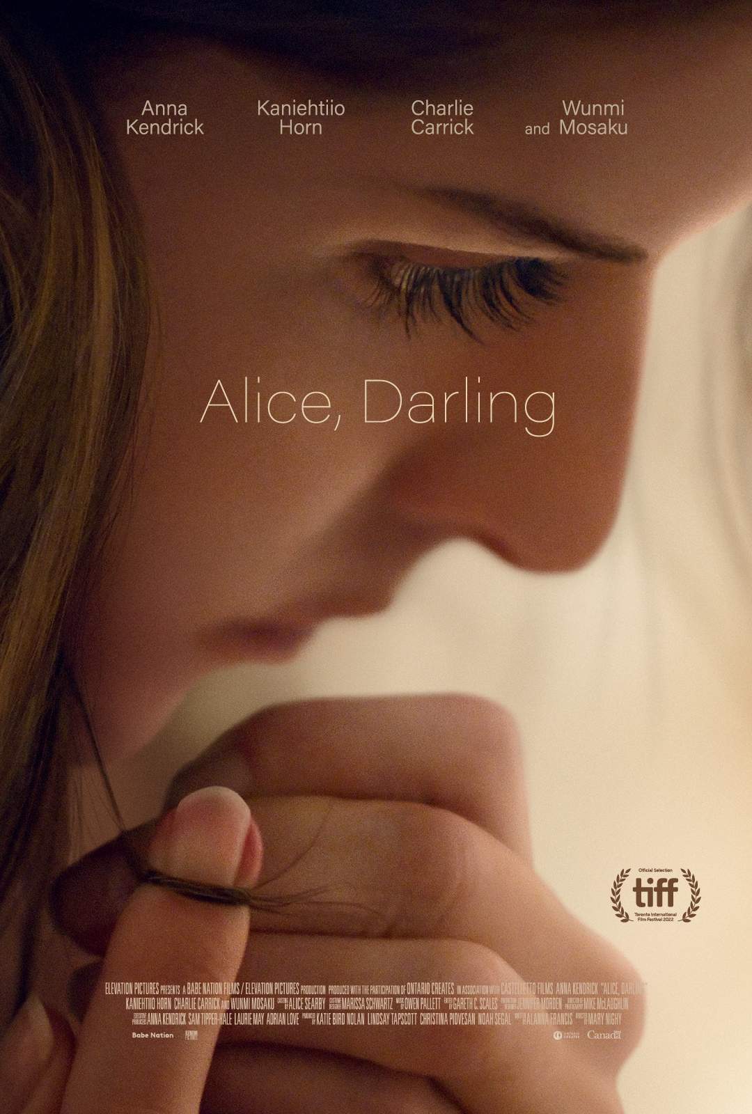 'Alice, Darling' movie poster.
