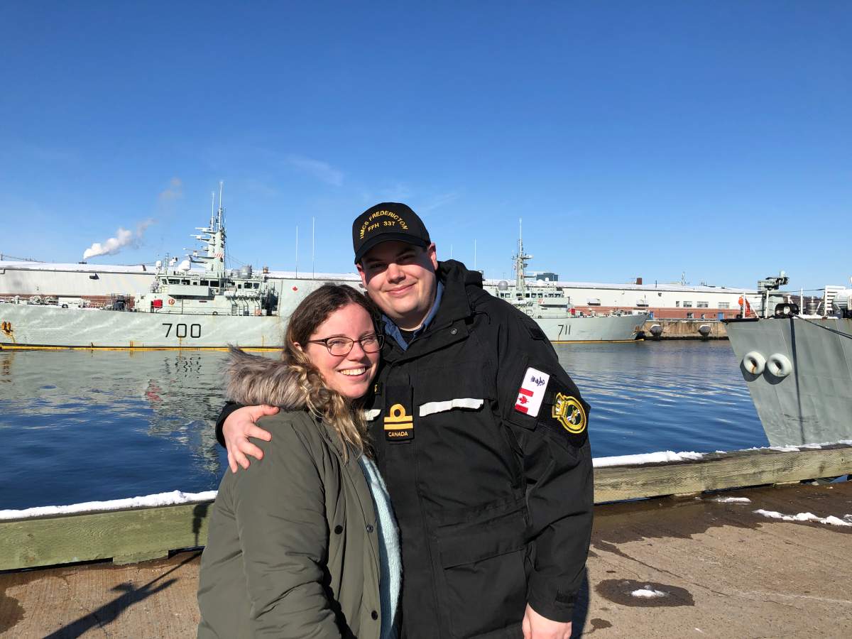 Patrick Brouwer and his wife Nichole.