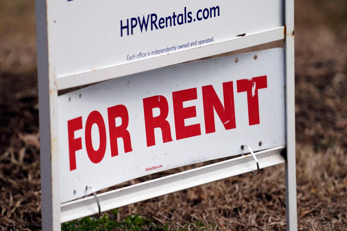 The average price for a two-bedroom condo in Kelowna is $2,234 a month, according to the CMHC.