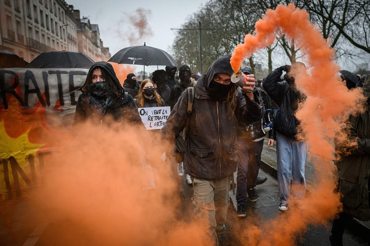 France Pension Protests