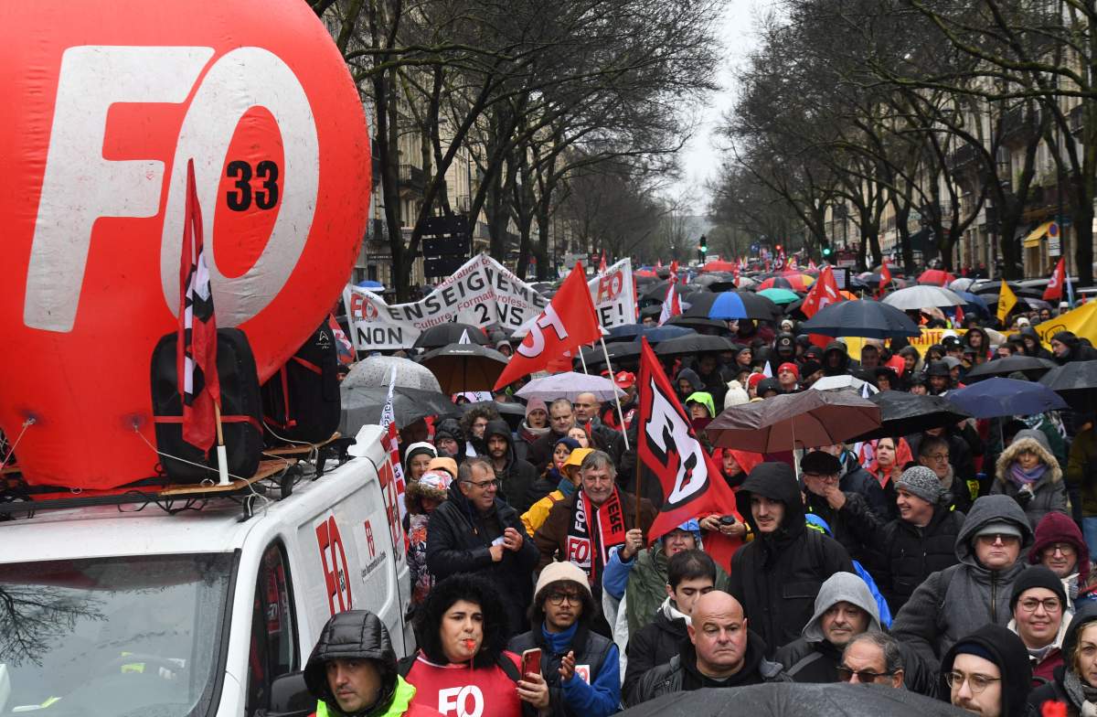 France Pension Protests