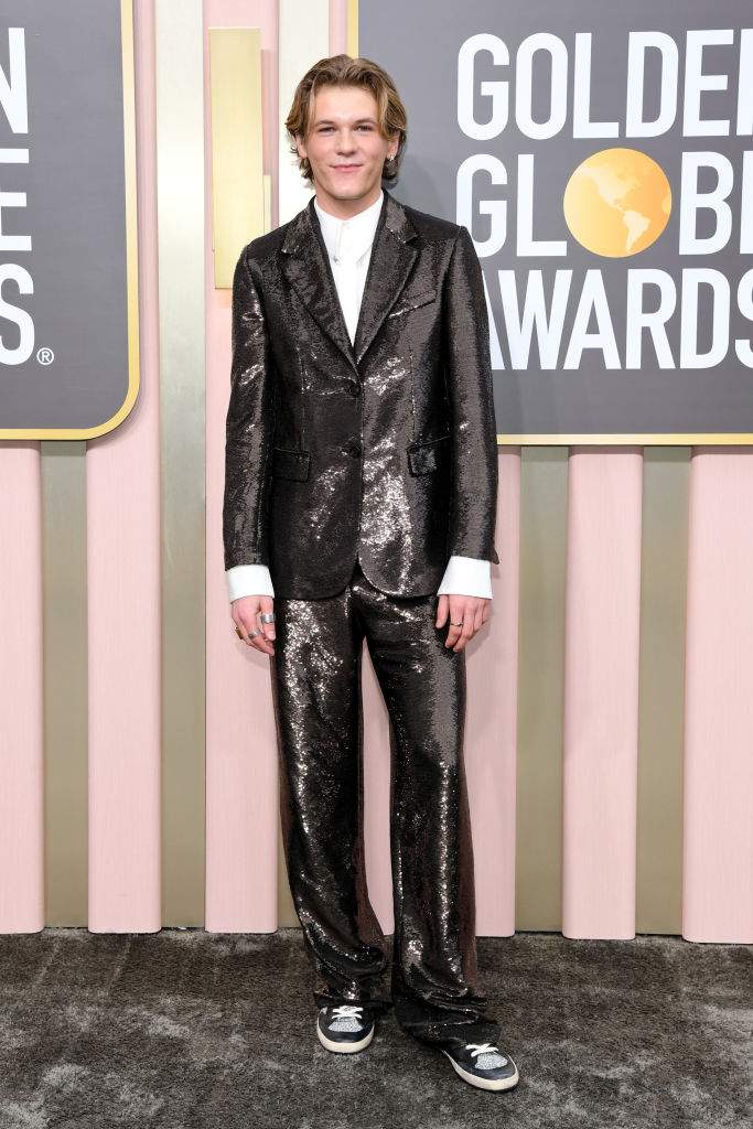Davis Burleson attends the 80th Annual Golden Globe Awards at The Beverly Hilton on January 10, 2023 in Beverly Hills, California