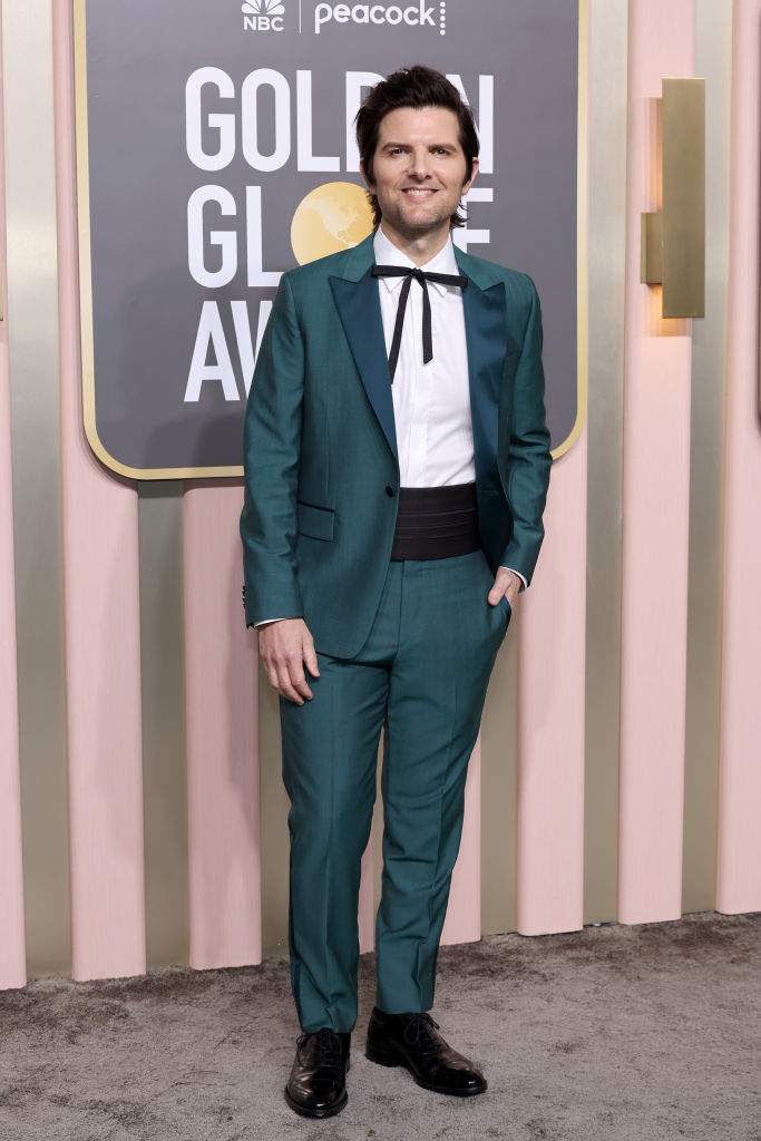 Adam Scott attends the 80th Annual Golden Globe Awards at The Beverly Hilton on January 10, 2023 in Beverly Hills, California.