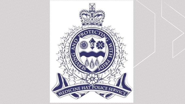 A file photo of the logo for the Medicine Hat Police Service.