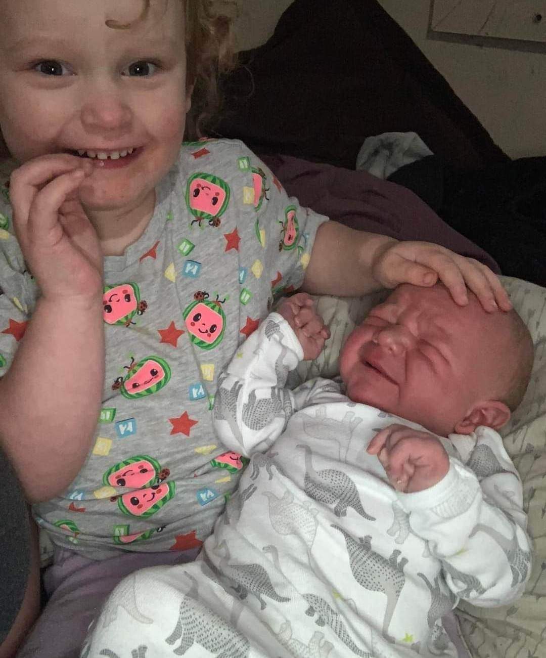 Meadow survived the crash but baby Vince died.