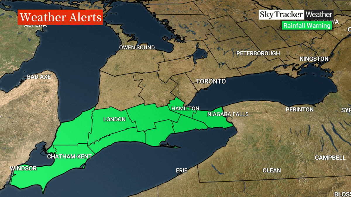 Canada’s weather agency is forecasting 'significant' rainfall Tuesday amd Wednesday which could precipitate localized flooding in some areas of Hamilton and Niagara Region.