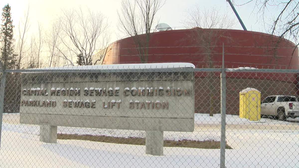 An Alberta Capital Region Wastewater Commission (ACRWC) lift station in Parkland County, Alta. on Friday, January 20, 2023.