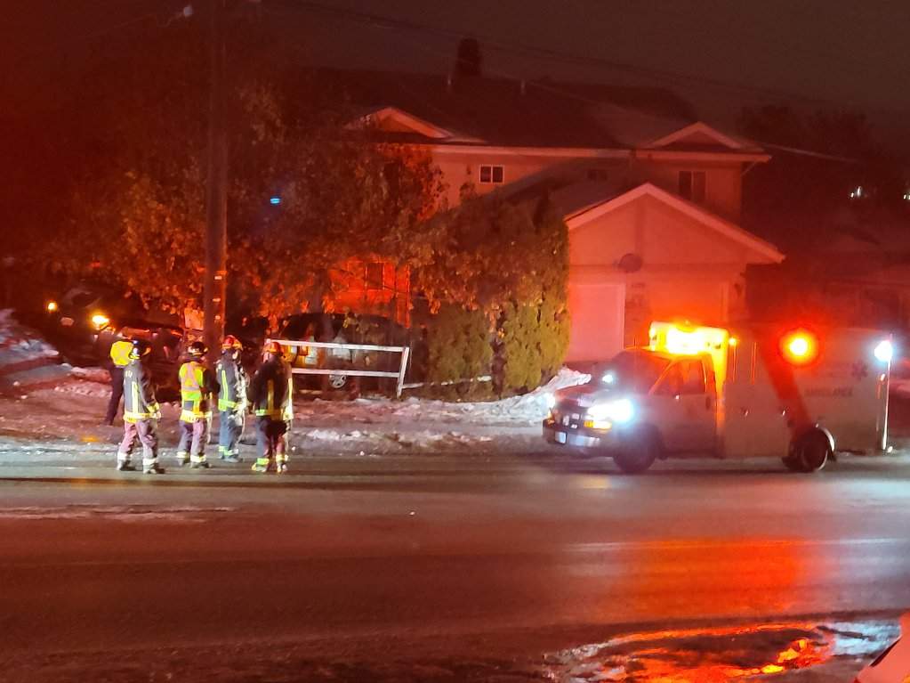 A collision on 34th Street in Vernon caused a major power outage on Wednesday morning. 