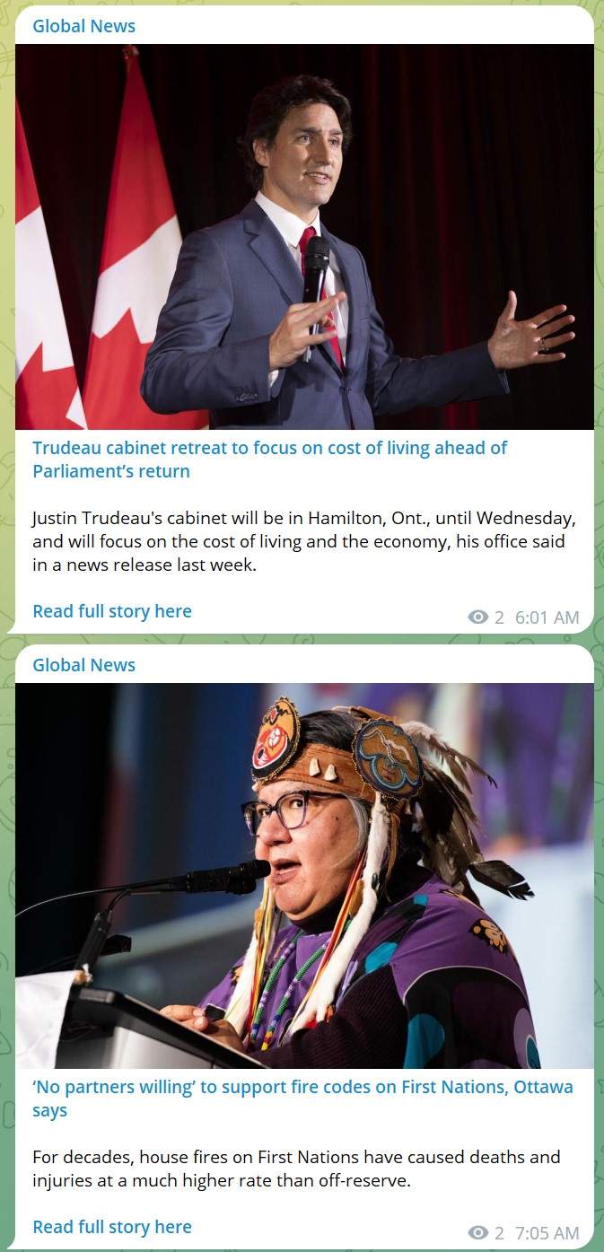 Global News on Telegram