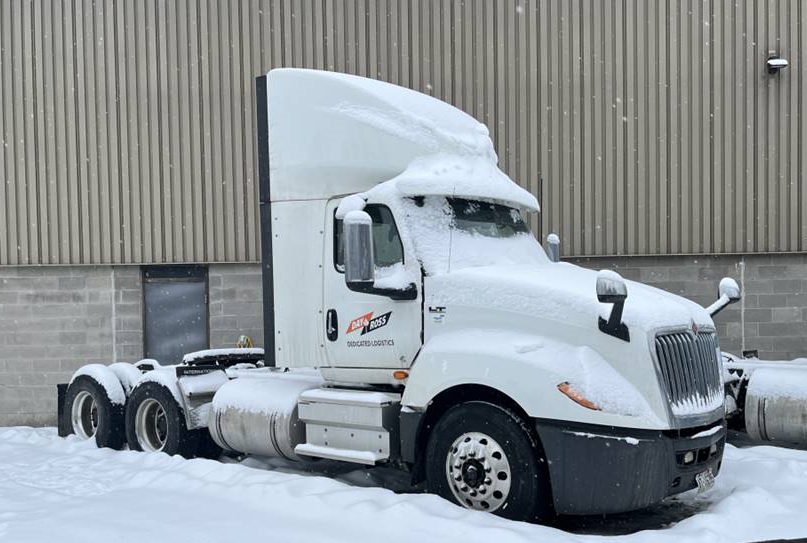 Police in Belleville say this truck and two trailers were stolen over the weekend.