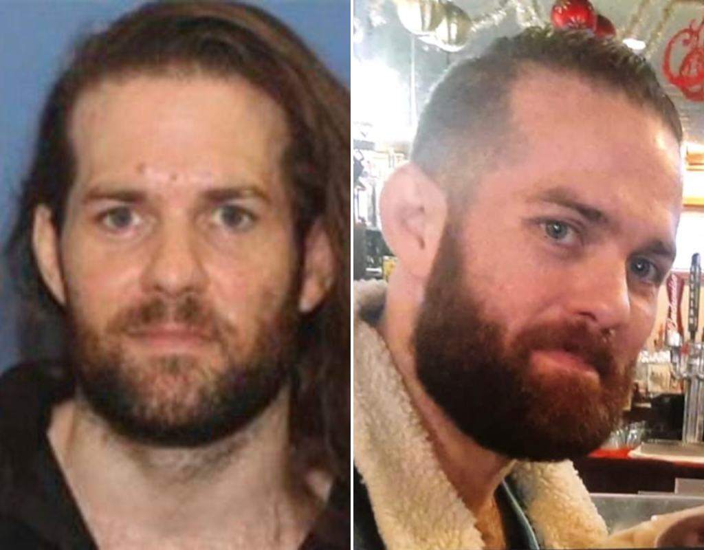 Photos provided by the Grants Pass Police Department show Benjamin Obadiah Foster. Foster, accused of torturing a woman he held captive in Oregon, and who was convicted in Nevada of keeping another woman in captivity, is using dating apps to find people who can help him avoid the police or to find new victims, authorities said Friday, Jan. 27, 2023.