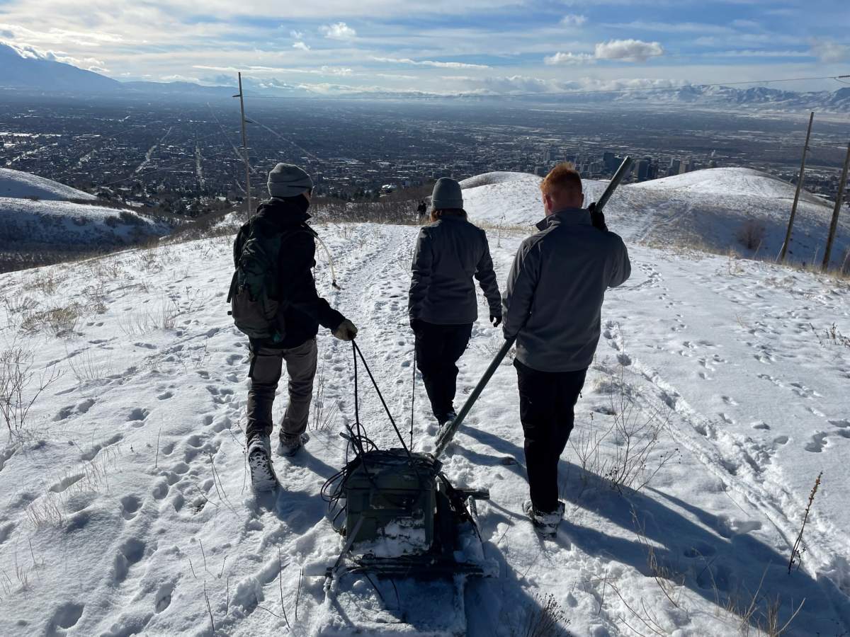 Strange antenna rigs discovered in the foothills around Salt Lake City have officials puzzled.