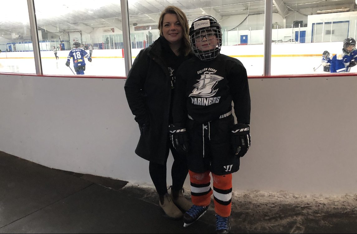 Becky Warner and Benjamin Rideout