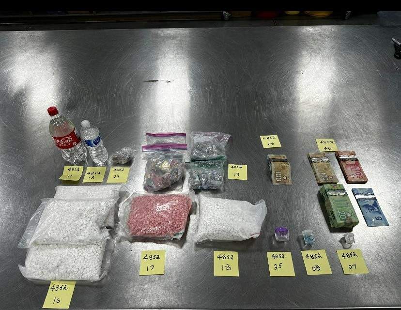 Drugs and cash found by Calgary police as part of a monthlong investigation into drug trafficking and vehicle cloning.