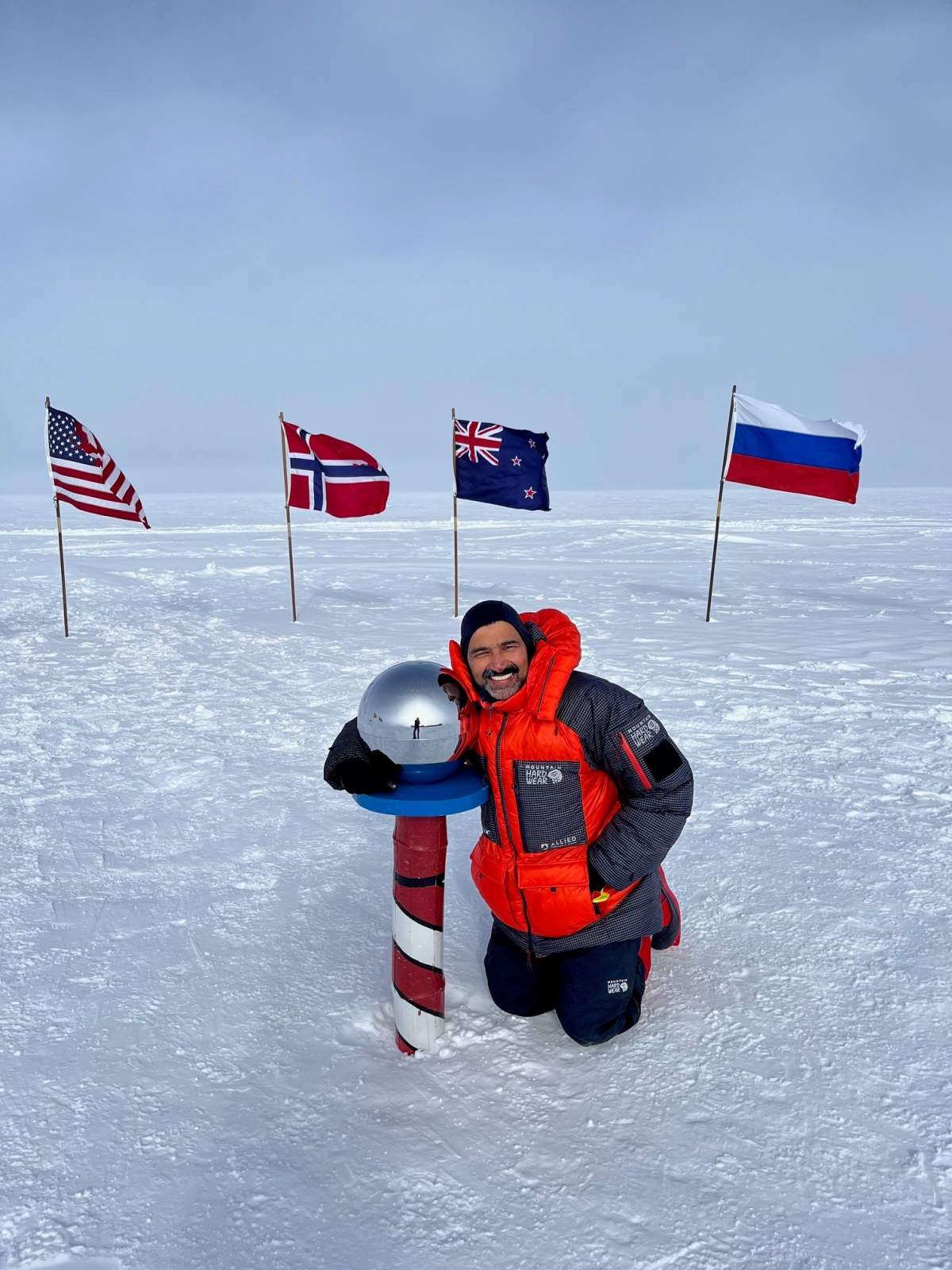 Dalip Shekhawat says reaching the South Pole was a ‘transformative’ experience.