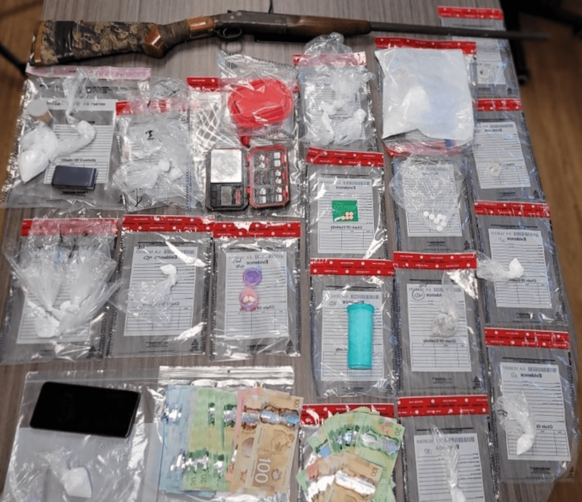 Drugs seized by Quinte West OPP.
