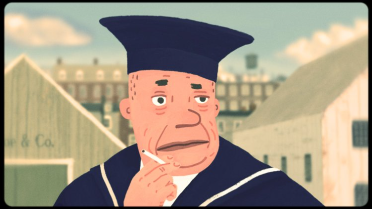 A still from the 2022 short ‘The Flying Sailor.’