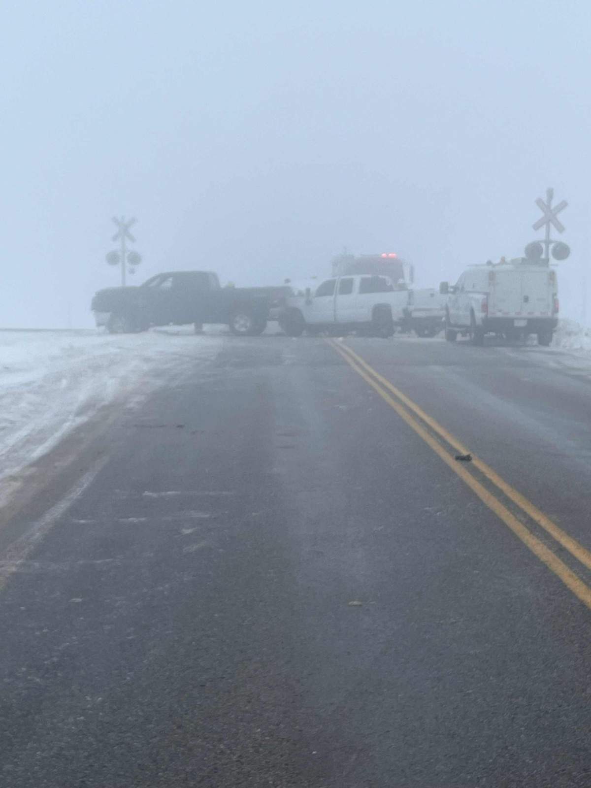 Mounties and emergency crews responded to a train and vehicle collision just outside of Calgary on Wednesday morning.