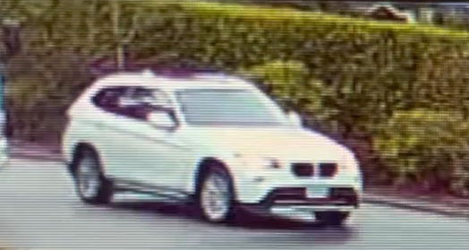 Two female suspects arrived at the victims’ home in this BMW SUV, according to police.