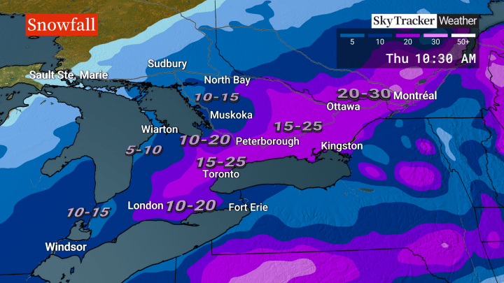 A ‘major winter storm’ is set to hit southern Ontario. Here’s a look at what’s expected - image