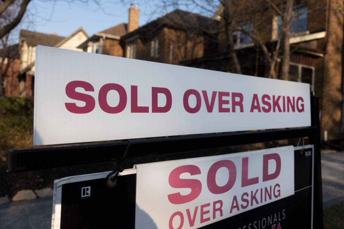 Sold sign