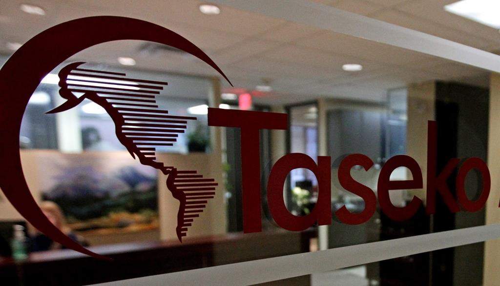 The offices of Taseko Mines Limited are pictured in Vancouver, B.C., on November 25, 2010.