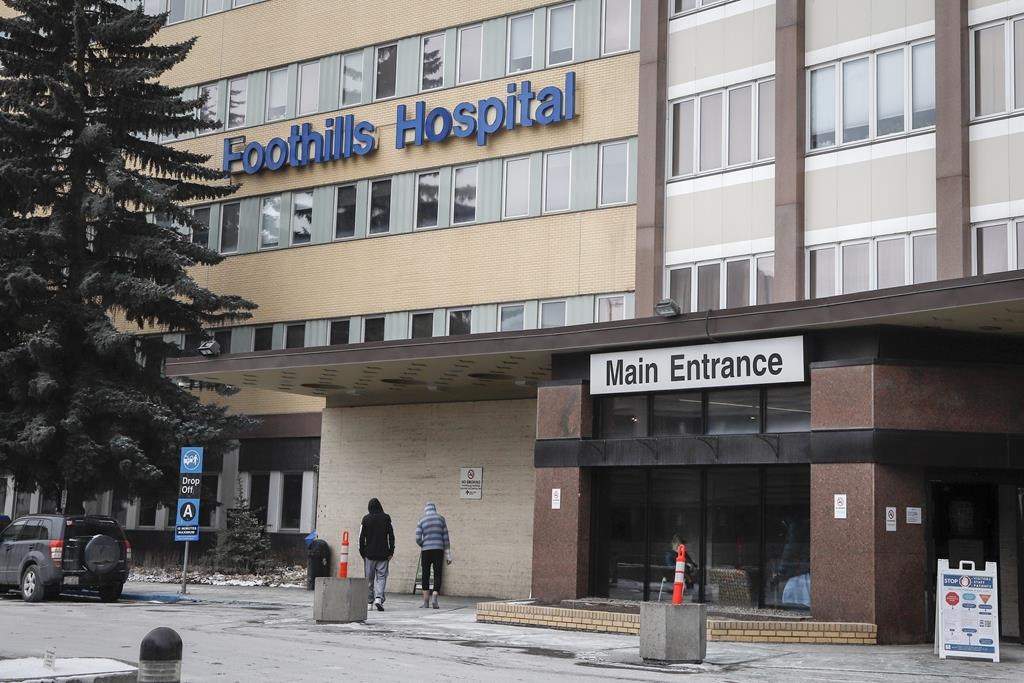 The Foothills Medical Centre is seen on Wednesday, April 1, 2020.