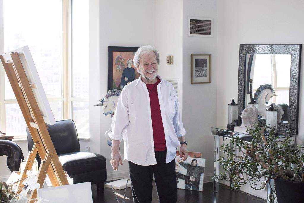Actor Gordon Pinsent poses for a portrait in his Toronto home on Tuesday February 27, 2018. THE CANADIAN PRESS/Chris Young