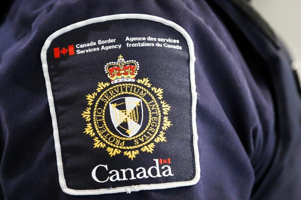 The Canada Border Services Agency logo, as seen on Aug. 1, 2019. THE CANADIAN PRESS/Jeff McIntosh