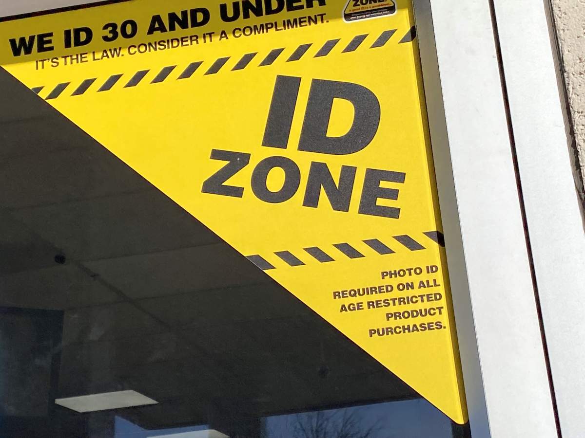 Sign outside of Calgary 7-Eleven location