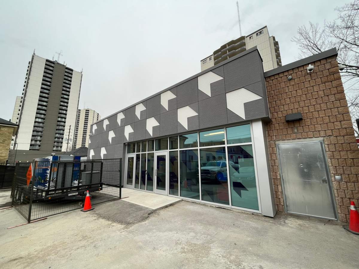 The permanent Carepoint Consumption and Service site at 446 York St. in London, Ont.