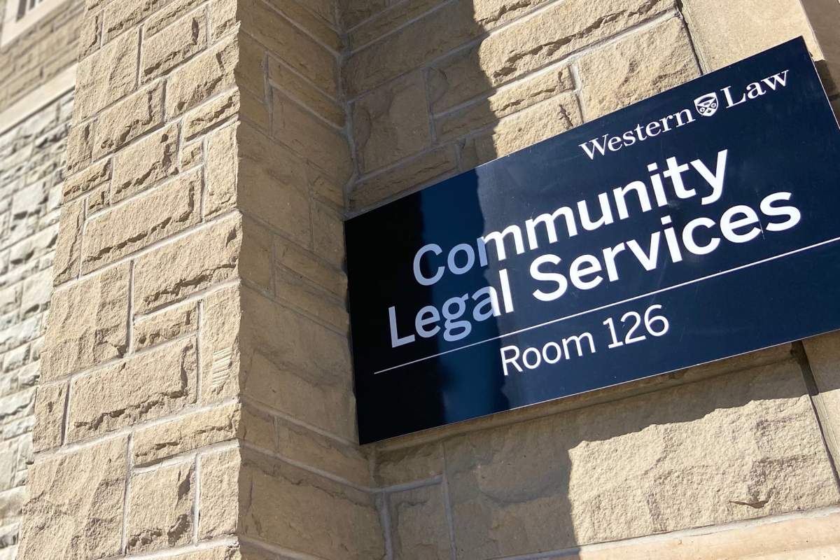 The volunteer-run pilot program is being operated out of Western’s Community Legal Services office inside the university’s Law Building.