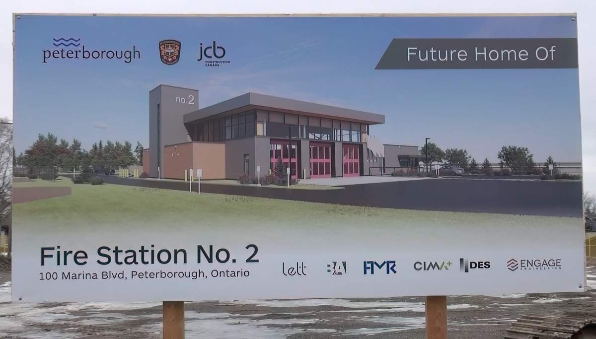 Design for the new $10-million Fire Station 2 in Peterborough’s north end.