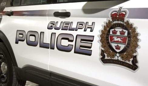 A Guelph police vehicle is pictured.