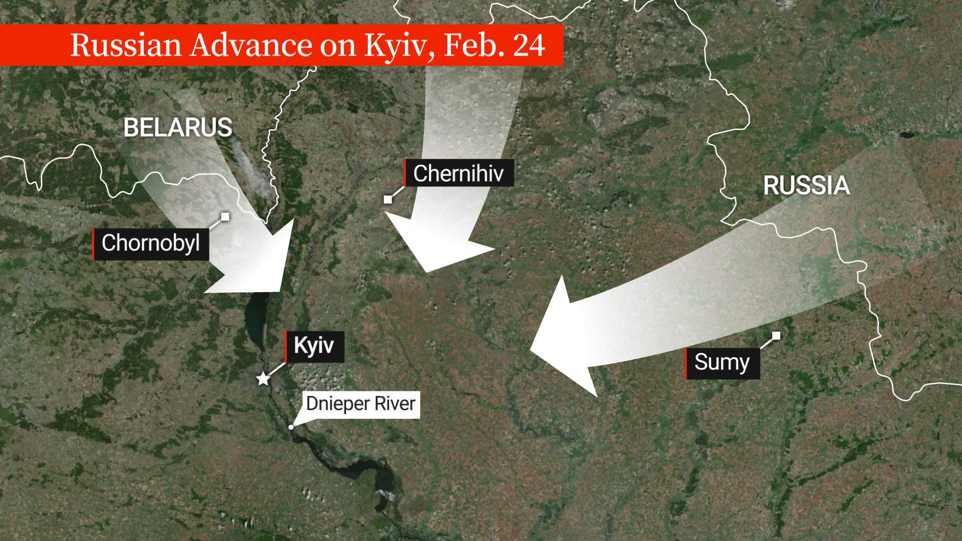 Russian advance on Kyiv