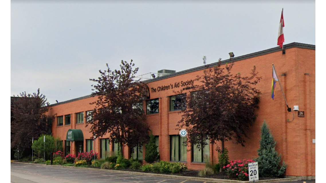 Photo of the Children’s Aid Society (CAS) of Hamilton on Arrowsmith Road. The agency says it is eliminating 19 positions due to budget constraints.