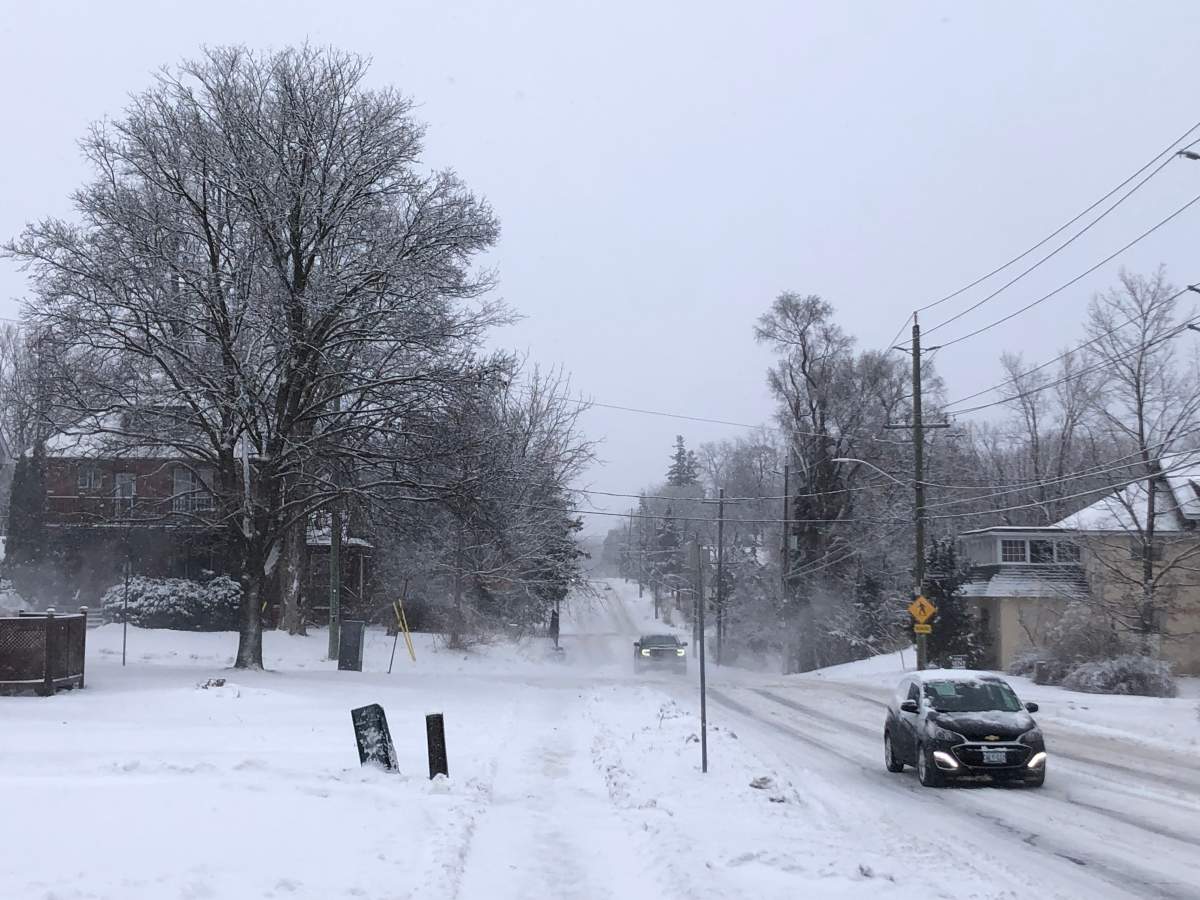 Barrie Ont., winter storm 2023.